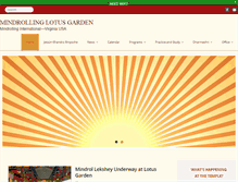 Tablet Screenshot of lotusgardens.org